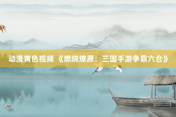 动漫黄色视频 《燃烧燎原：三国手游争霸六合》